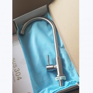 ברז גבוה למטהר מים קרים (מוברש) ברז מזיגה גבוה למים קרים