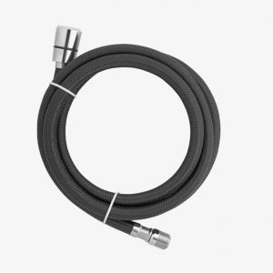 צינור גמיש לברז מטבח עם ראש נשלף בצבע שחור- המתאים לברז מטבח עם ראש נשלף בהברגה סטנדרטית